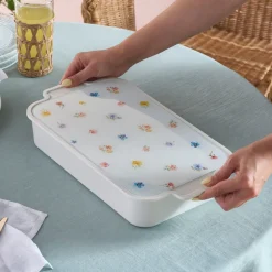 Karaca Fleur Kuchenplatte, 35 cm, Mehrfarbig