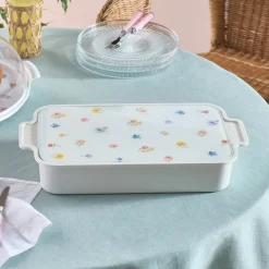 Karaca Fleur 8-teiliges Frühstücksset, Mehrfarbig