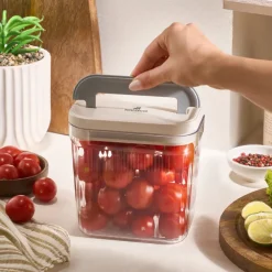 Karaca Flex 2-teiliges Aufbewahrungsbehälter-Set, 1500 ml, Transparent