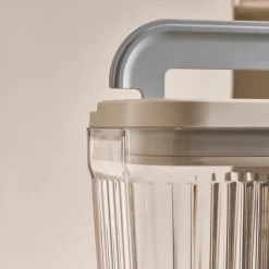 Karaca Flex 2-teiliges Aufbewahrungsbehälter-Set, 1500 ml, Transparent