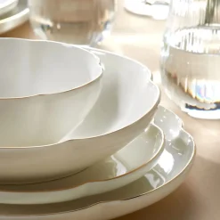 Karaca Flora Porzellan Geschirrset, 6 Personen,24-teiliges