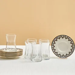 Karaca Florus 12-teiliges Teeservice für 6 Personen