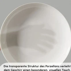 Karaca Forever Bone Allure 41-Teiliges 12-Personen Geschirrset