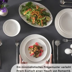 Karaca Forever Bone Arte 53-Teiliges 12-Personen Geschirrset