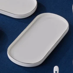 Karaca Forever Bone Bomo 22-teiliges Frühstücksset für 6 Personen – Platin