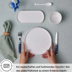 Karaca Forever Bone Bomo 22-Teiliges 6-Personen Frühstücksset