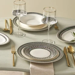 Karaca Forever Bone Cordoba 53-Teiliges 12-Personen Geschirrset