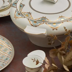 Karaca Forever Bone Dorothy 53-Teiliges 12-Personen Geschirrset