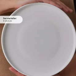 Karaca Forever Bone Fika 22-Teiliges Frühstücksset Für 6 Personen Gold