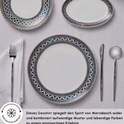 Karaca Forever Bone New Cordoba 53-Teiliges 12-Personen Geschirrset
