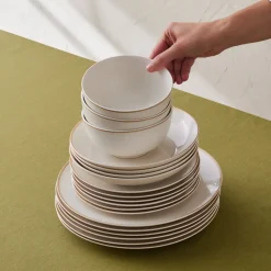 Karaca Forever Bone Ollie 53-teiliges 12-Personen Geschirrset Gold