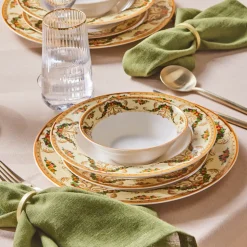 Karaca Forever Bone Orlando 53-teiliges Tafelservice für 12 Personen