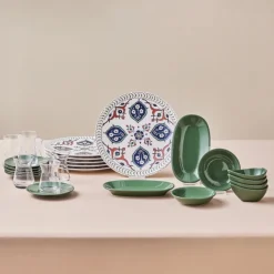 Karaca Forever Bone Salento 26-teiliges Frühstücksset für 6 Personen