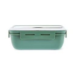 Karaca Fusca Lunchbox mit Gabel und Löffel Grün