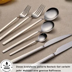 Karaca Gale Elegance 12-Personen 84-Teiliges Besteckset