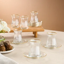 Karaca Gent 12-teiliges Teeservice für 6 Personen