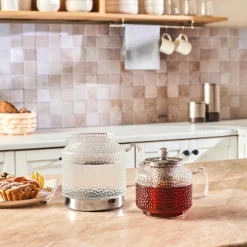 Karaca Glissia Glas Teekanne, Farblos