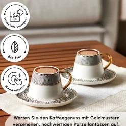 Karaca Globe Kaffeeservice für 6 Personen