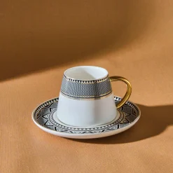 Karaca Globe Set mit 2 Kaffeetassen