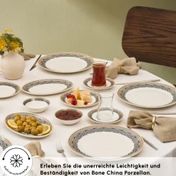 Karaca Globe 26-Teiliges 6-Personen Frühstücksgeschirr