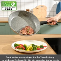 Karaca Gris Biogranit Pfannenset, 2 Teilig