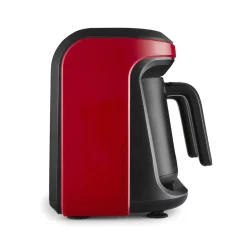 Karaca Hatır Hüps Duet Kaffeemaschine für türkischen Kaffee mit Milch Rot, 1400W