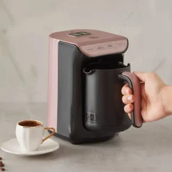 Karaca Hatır Kaffeemaschine mit Röstfunktion Rosenbeere