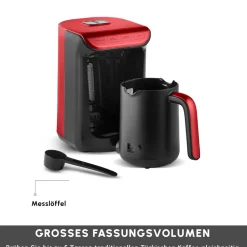 Karaca Hatır Koz Milky Türkische Kaffeemaschine Red