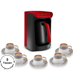 Karaca Hatır Koz Milky Türkische Kaffeemaschine Red