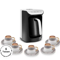 Karaca Hatır Koz Milky Türkische Kaffeemaschine Weiß