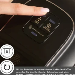 Karaca Hatır Neo Inox türkische Kaffeemaschine mit Edelstahl-Kanne