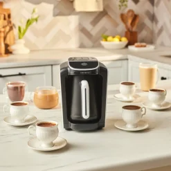 Karaca Hatır Neo Türkische Kaffeemaschine mit Milch – Porcelain White