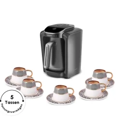 Karaca Hatır Neo Türkische Kaffeemaschine mit Milchzubereitung – Space Grey