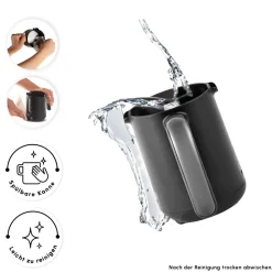 Karaca Hatır Neo Türkische Kaffeemaschine mit Milchzubereitung – Space Grey