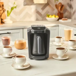 Karaca Hatır Neo Türkische Kaffeemaschine mit Milchzubereitung – Space Grey