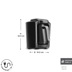 Karaca Hatır Neo Türkische Kaffeemaschine – Silber