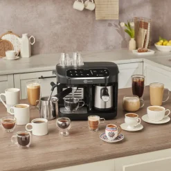 Karaca Hatır Perfetto Espresso und Türkischer Kaffee Maschine INOX