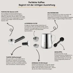 Karaca Hatır Perfetto Espresso und Türkischer Kaffee Maschine INOX