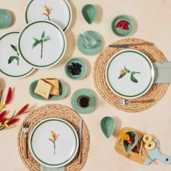 Karaca Herby 26-teiliges Frühstücksset und Servierschalen für 6 Personen