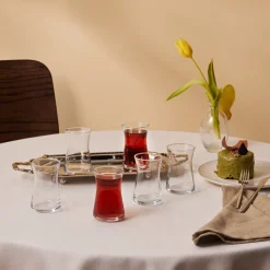 Karaca Heybeli Tee-Set, 6 Teilig