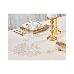 Karaca Home Ades Beige französische Spitzendecke 160 x 240