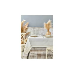 Karaca Home Ades Ecru Französische Spitze 160x240 Tischtuch