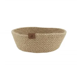 Karaca Home Alba Jute Dekoteller, Rund, 25 cm