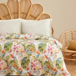 Karaca Home Alva Einzelne Wohndecke Doppel Grün aus 100 % Baumwolle PP