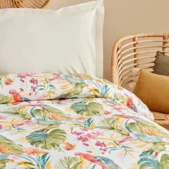 Karaca Home Alva Einzelne Wohndecke Doppel Grün aus 100 % Baumwolle PP