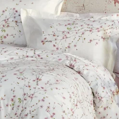 Karaca Home Annata Lachs 100% Baumwolle Doppel-Bettbezug Set