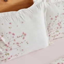 Karaca Home Annata Lachs 100% Baumwolle Doppel-Bettbezug Set