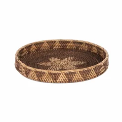 Karaca Home Antikes Rattan-Tablett 40 cmm