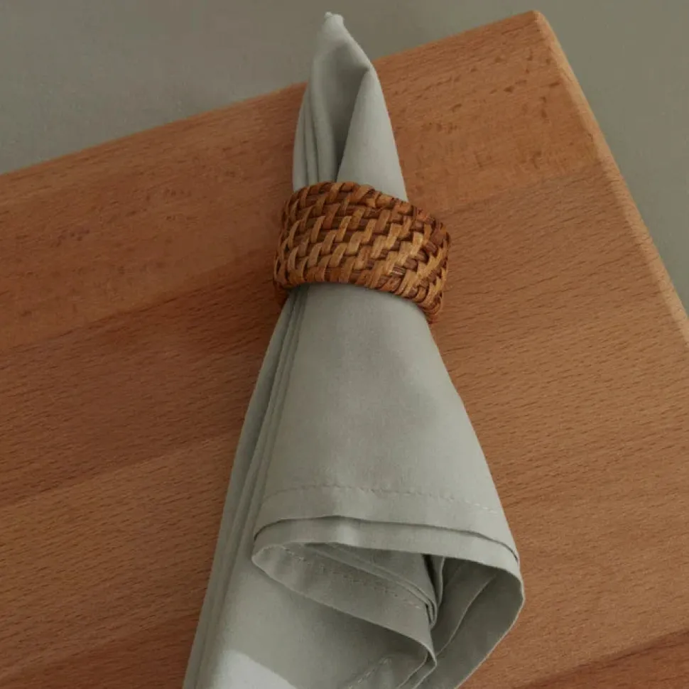 Karaca Home Belle Pflegeleichte 2er Set Stoffservietten Salbei