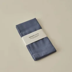 Karaca Home Belle Pflegeleichte 2er Set Stoffservietten Indigo